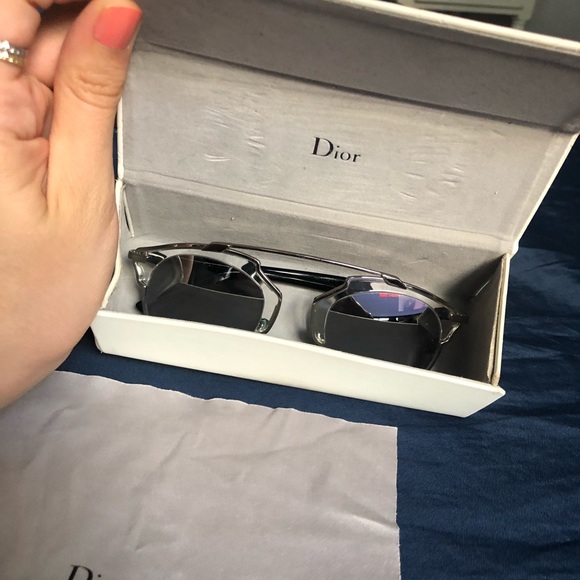 Dior So Real Silver Mirror Sunglasses - Picture 7 of 7